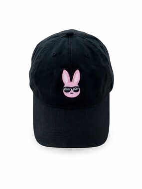Energizer Bunny Black Snapback Hat Pink Bunny Battery Cap